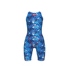 Dziewczęcy strój startowy Arena Girl's Powerskin ST Next LE Open Back Junior Splashy Multicolor 