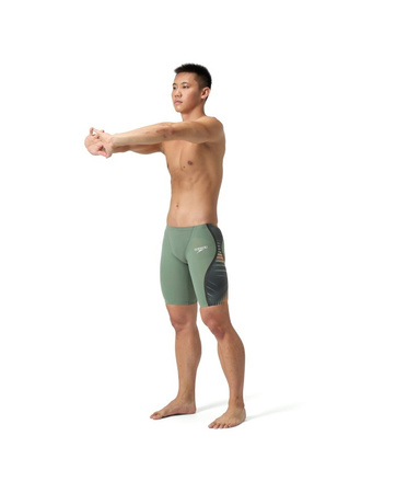Strój startowy pływacki męski Speedo Lzr Intent 2.0 Green Orange