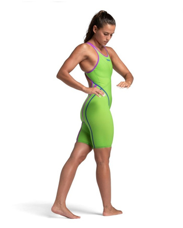 Strój startowy damski Arena Powerskin Women's Primo Emerald Boa OpenBack