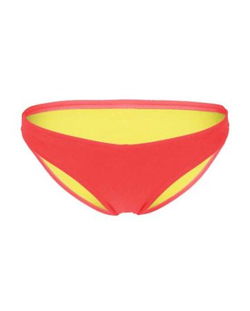 Dół od stroju kąpielowego damskiego Arena Women's Real Brief Fluo Red-Yellow Star