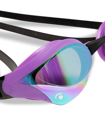 Okulary pływackie Arena Cobra Core Swipe Mirror Emerald Plum Black