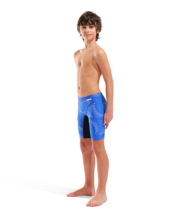 Kąpielówki chłopięce Arena Boy's Fireflow Swim Jammer Black Team Royal