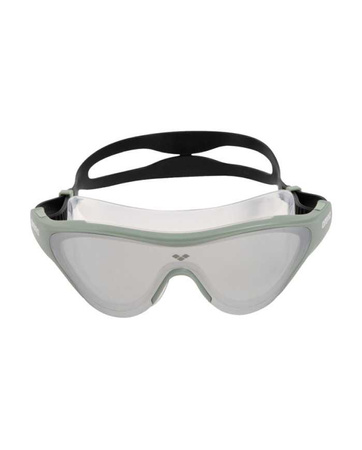 Okulary maska pływacka na basen Arena The One Silver Jade Black
