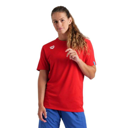 Koszulka sportowa Unisex Arena T-shirt Team Solid Red