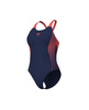 Strój kąpielowy damski Arena Women's Openings V Back Navy Calypso Coral