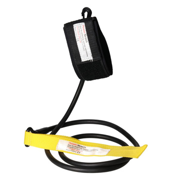 Guma do ćwiczeń na ląd z uchwytem i paskiem Dryland Set Resistance Yellow