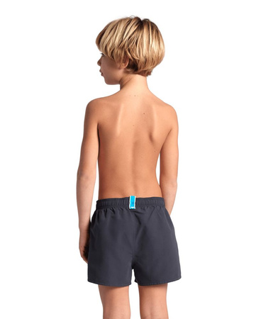 Szorty kąpielówki chłopięce Arena Boy's Beach Short Logo Aphalt Water