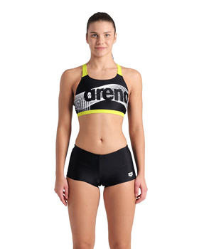 Strój kąpielowy damski dwuczęściowy bikini na basen Arena Energy Black