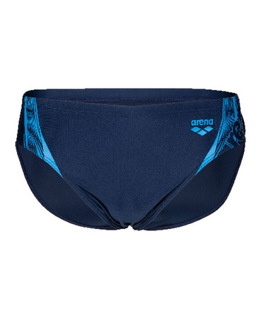 Kąpielówki slipy męskie Arena Men's Briefs Graphic Navy