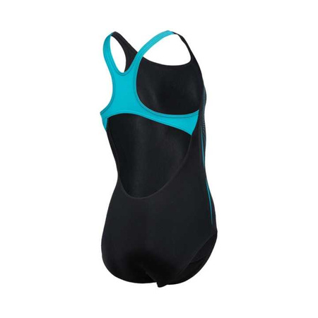 Strój kąpielowy dziewczęcy Arena Girl's Swimsuit Swim Pro Back Graphic Black Martinica