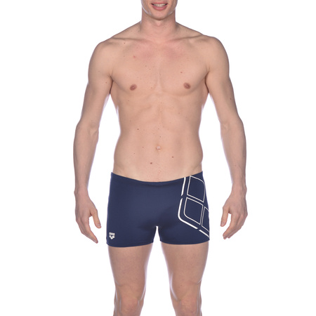 Kąpielówki bokserki męskie Arena Men's Essentials Short Navy-White