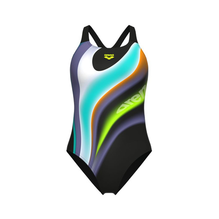 Damski strój kąpielowy basen kostium jednoczęściowy Arena Water Fluids