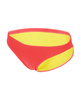 Dół od stroju kąpielowego damskiego Arena Women's Real Brief Fluo Red-Yellow Star