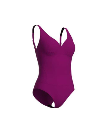 Strój kąpielowy damski Arena Women's Bodylift Swimsuit Maura U Back Grape Violet