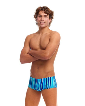 Kąpielówki męskie spodenki kąpielowe Funky Trunks Lane Lines Blue