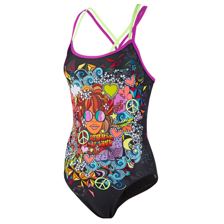 Strój treningowy damski Speedo Women Hippy Chick Dreams Placement