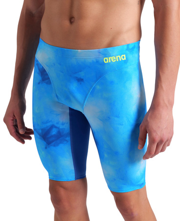 Spodenki kąpielowe męskie Arena Men's Swim Jammer Allover Print Blue Multi Royal
