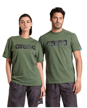 Koszulka sportowa unisex Arena T-Shirt Logo Cotton Sage