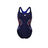 Strój kąpielowy damski Arena Women's My Crystal Swimsuit Control Pro Back Navy Neon Blue