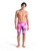 Spodenki kąpielowe męskie Arena Men's Swim Jammer Allover Print Shocking Pink Multi Black