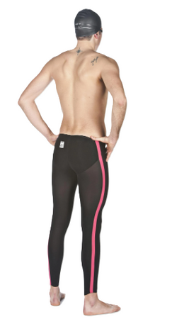 Spodnie triathlonowe męskie Arena Men's Powerskin R-Evo Pants Black Fluo Yellow