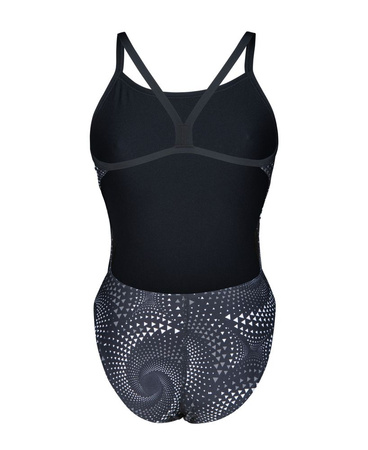 Strój kąpielowy damski Arena Women's Fireflow Swimsuit Challenge Black Team Black