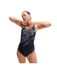 Strój kąpielowy jednoczęściowy damski na basen Speedo Digital Medalist Black Grey