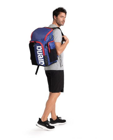 Plecak na basen Arena Spiky III 45l Navy Red White