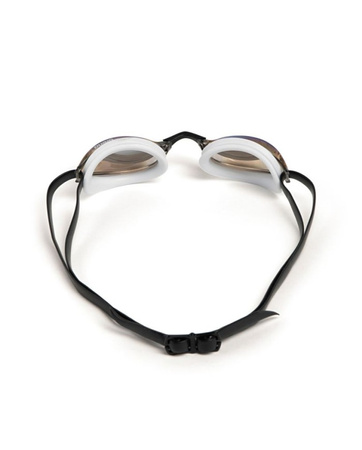 Okulary pływackie treningowe Arena Python Mirror Gold White Black