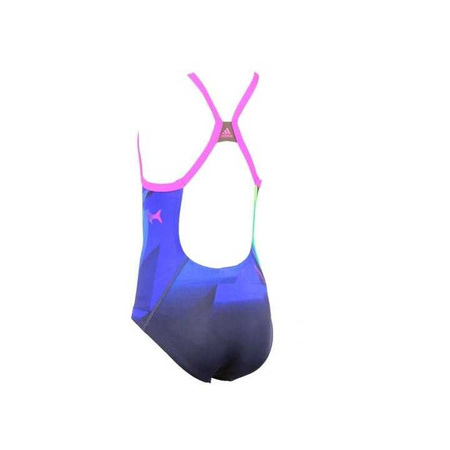 Strój kąpielowy dziewczęcy Adidas Junior Navy Blue