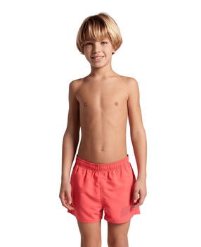 Szorty kąpielówki chłopięce Arena Boy's Beach Short Logo Calypso Coral Blue Cosmo