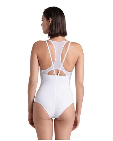 Strój kąpielowy damski Arena Women's Mesh Pro White Multi