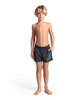 Szorty kąpielówki chłopięce Arena Boy's Beach Short Logo Aphalt Water