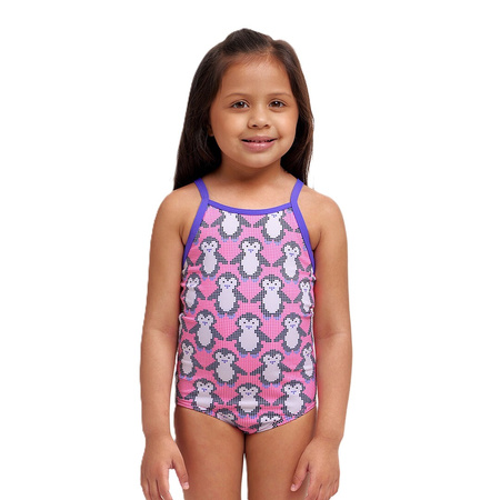 Strój kąpielowy jednoczęściowy dziewczęcy na basen Funkita Pixi Pengi