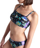 Strój kąpielowy damski Arena Women's Fun Planet Bikini Bandeau Black Multi