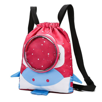 Plecak worek Aqua-Sport Junior Space Alien Pink Size 36x28 cm