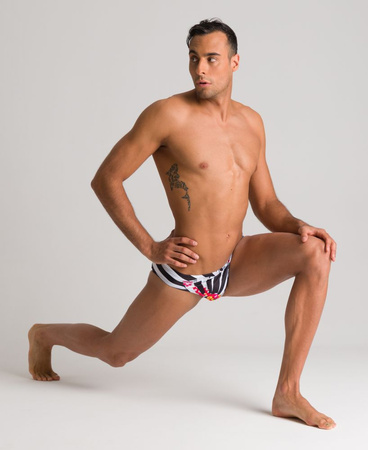 Kąpielówki slipy męskie Arena Men's One Akina Brief Multi Black