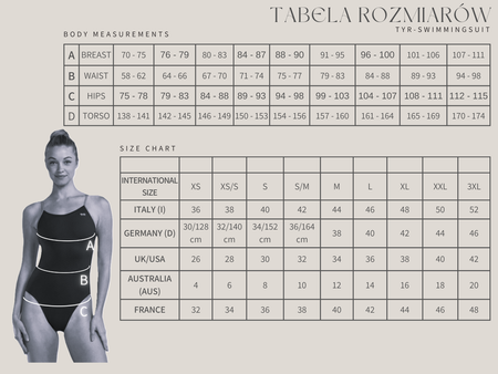 Strój kąpielowy damski na basen Tyr Diamond Fit Radiant Flare