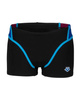 Kąpielówki męskie bokserki Arena Men's Icons Swim Short Panel Black Neon Blue Red Fandango Turquoise