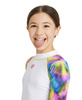 Koszulka na basen plażę pływanie dla dziewczynek Arena Rash Vest Multicolor