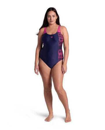 Strój kąpielowy damski Arena Women's Control Pro Back Navy Multi