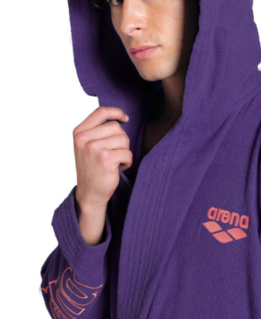 Szlafrok basenowy Arena Unisex Zeppelin Light Robe Violet Calypso Violet