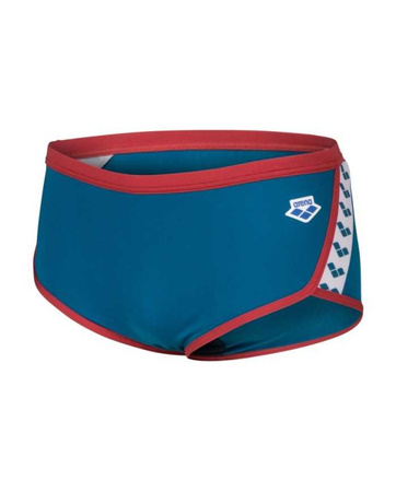 Kąpielówki męskie Arena Men's Icons Swim Low Waist Short Solid Blue Cosmo Astro Red