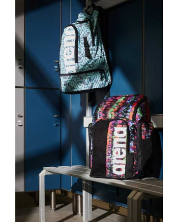 Plecak na basen sportowy unisex Arena Fastpack 3.0 Allover 40L Tie Dye