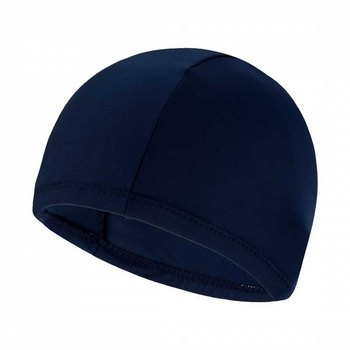 Czepek pływacki materiałowy na basen Aqua-Sport Swim Cap Polyester Navy
