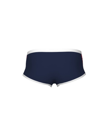 Spodenki kąpielowe męskie Arena Men's Icons Swim Low Waist Short Solid Navy White Red Multi