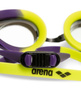Okulary pływackie na basen Arena Tracks Mirror Violet Plum Artic Lime
