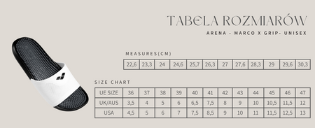 Klapki basenowe Arena Unisex Marco Active Navy White Turquoise