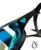 Okulary pływackie treningowe Arena Cobra Edge Swipe Mirror Aqua Black 