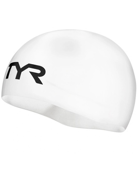 Czepek pływacki silikonowy startowy Tyr Competitor Race Cap White